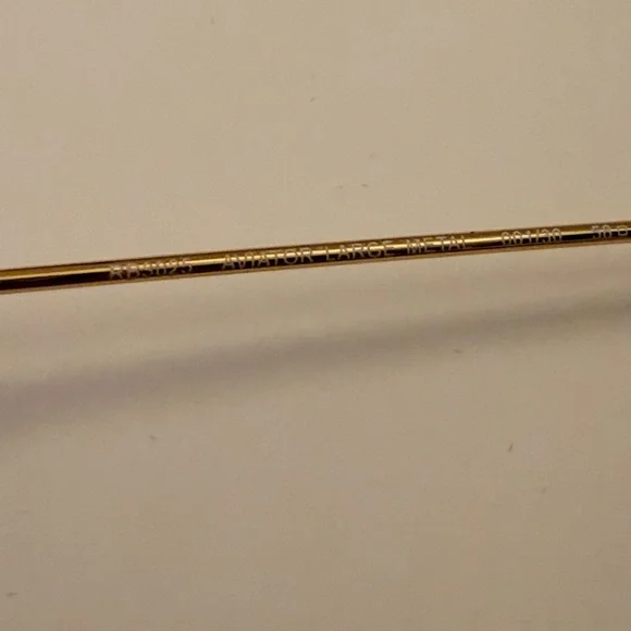 Ray-Ban Aviator Sunglasses RB3026 58-14mm Gold/Silver Mirror Lens 001/30 Unisex - Picture 12 of 17